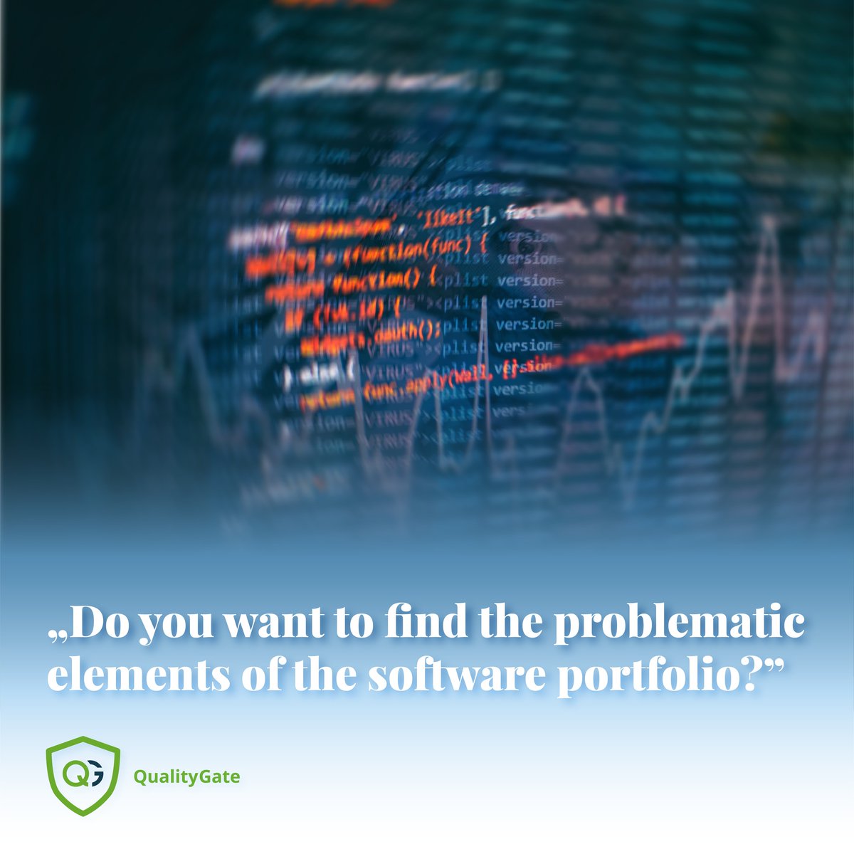 Do you want to find the problematic elements of the software portfolio?

More information: quality-gate.com/dashboard

#sqa #staticcodeanalysis #opensourcecode #softwarequality #softwarequalityassurance #javaprogramming #javaprogrammer  #pythonprogrammer #pythonprogramming