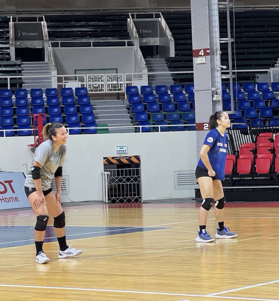 adufalconista's tweet photo. Finally!! 
Bang Pineda and Jema Galanza for NT. That Adamson defense 💙 https://t.co/efEcbiGnrr