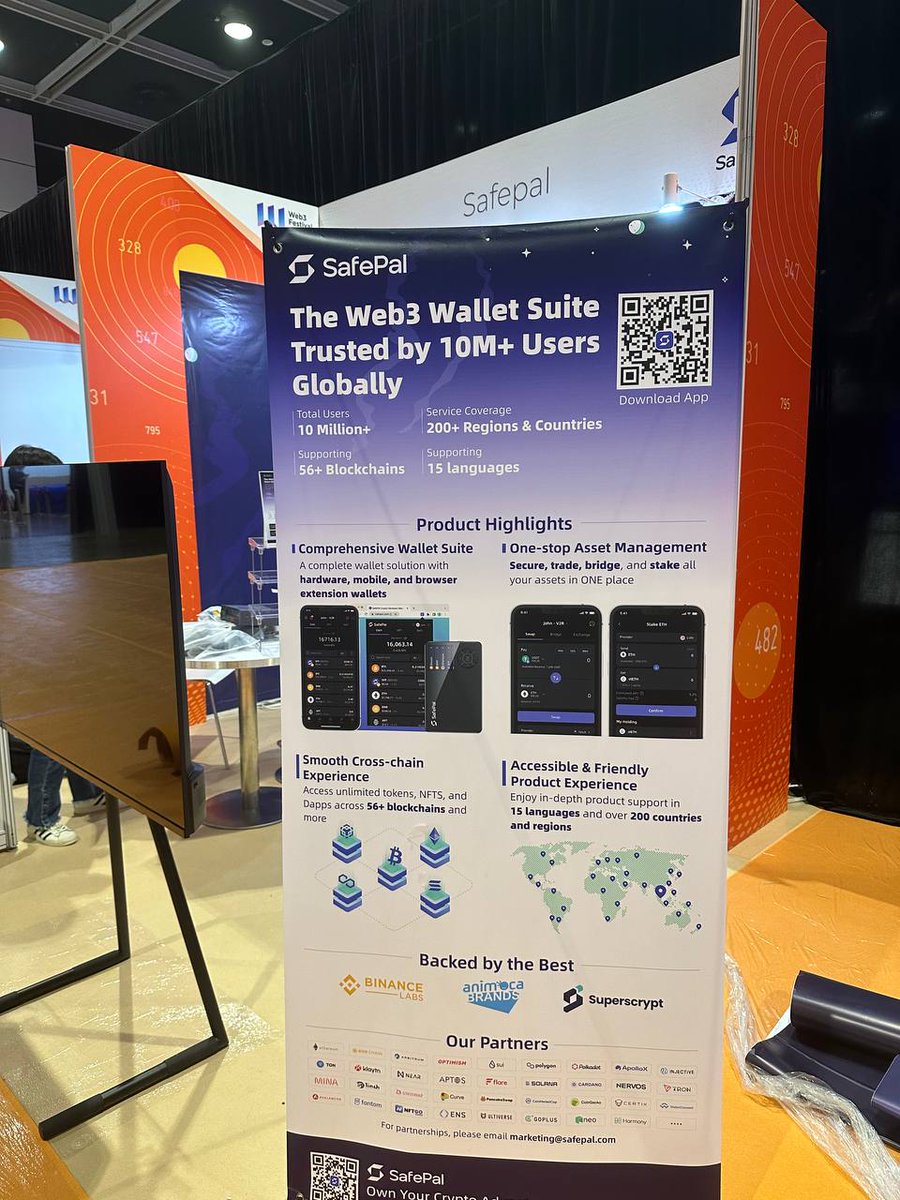 See you <a href="/festival_web3/">Web3Festival</a> in Hong Kong! The <a href="/iSafePal/">SafePal - Crypto Wallet</a> team is looking forward to showcasing &amp; sharing 👀