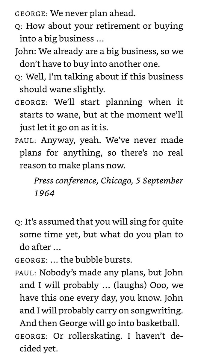 Beatlesforkale's tweet image. “What will you do when the bubble bursts?” (courtesy of Craig Brown’s #OneTwoThreeFour)