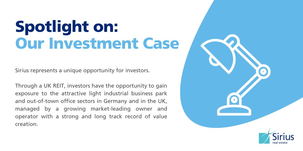 SiriusRE's tweet photo. Investors can benefit from the advantageous features of the UK and German commercial real estate markets through investing in Sirius.
To learn more about our investment proposition, visit: https://t.co/5JFtEukbfg
#InvestmentCase #RealEstate https://t.co/pH6br4UlGN