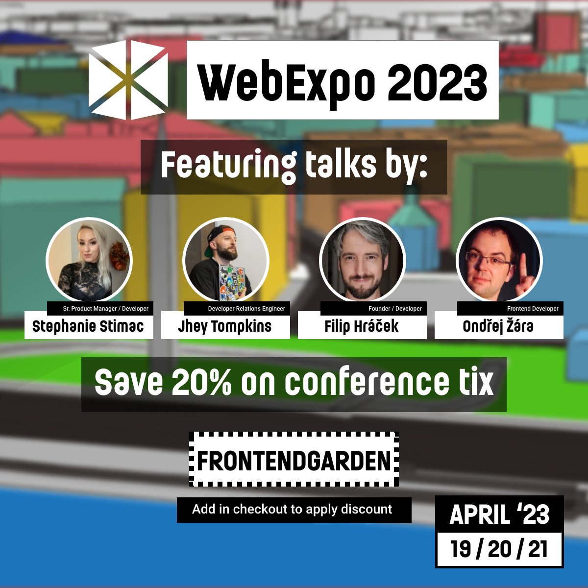 Ještě nemáte vstupenku na <a href="/webexpo/">WebExpo Conference - May 27-29, 2026</a> 2023? Využijte 20% SLEVU!

Výběr z programu: frontend.garden/clanky/co-nezm…