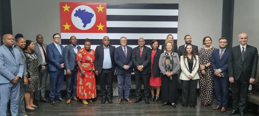 GPLegislature's tweet photo. As part of an international study tour, the Committee on Economic Development, led by Chairperson William Matsheke, visited the Consul General of South Africa in São Paulo and the State of São Paulo Government Precinct and Legislature. #gpl https://t.co/kS0lfE0gwa