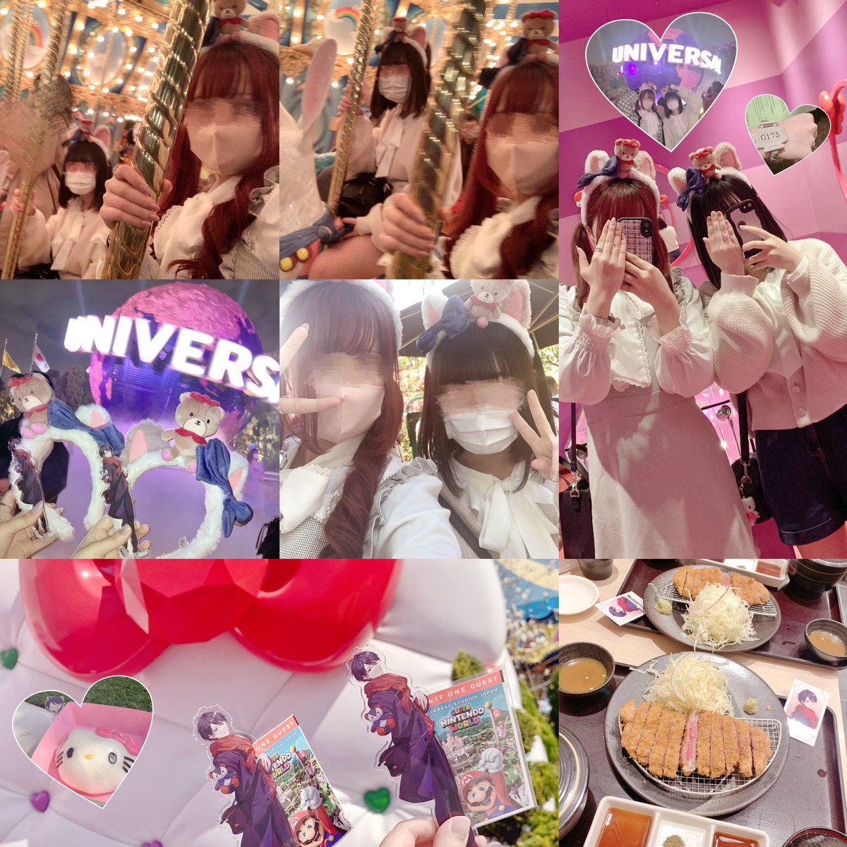 6y28r's tweet photo. 大阪旅行してきたよ🐙 夢追さんのユニバの話聞いてユニバ行くぞ！って決めたので追っ翔とユニバデートできてうれしい^_^フライングダイナソーは超怖かった^_^ 食べ物全部美味しかったし大阪フォロワーと会えて楽しかった3️⃣1️⃣5️⃣0️⃣❤️3️⃣9️⃣7️⃣❤️ https://t.co/JHCnrZtapk