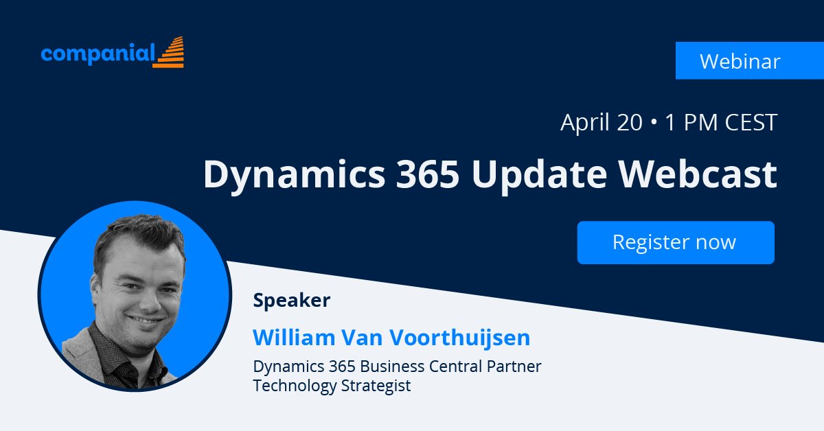 Looking to stay up to date with the latest developments in the evolving world of #Dynamics365? Register for our Dynamics 365 Update series and secure your spot at the next webinar: bit.ly/3xkABY9