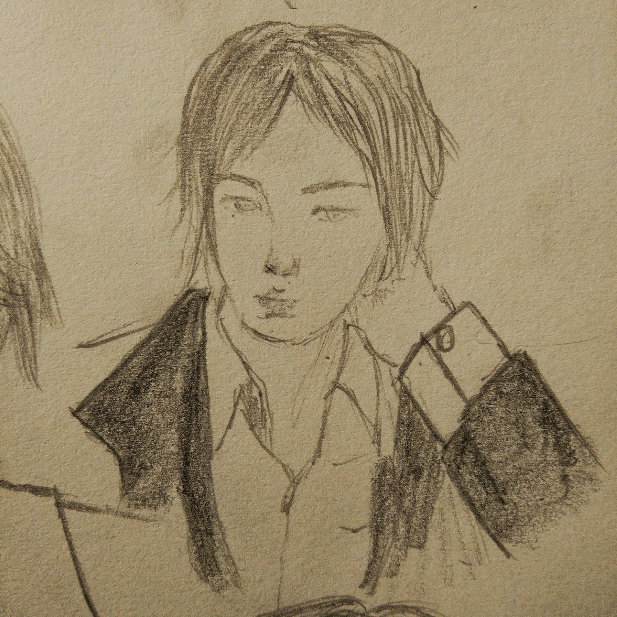 keikane0's tweet photo. i almost forget that i sketched myself a year ago. https://t.co/nMx33rxo6C