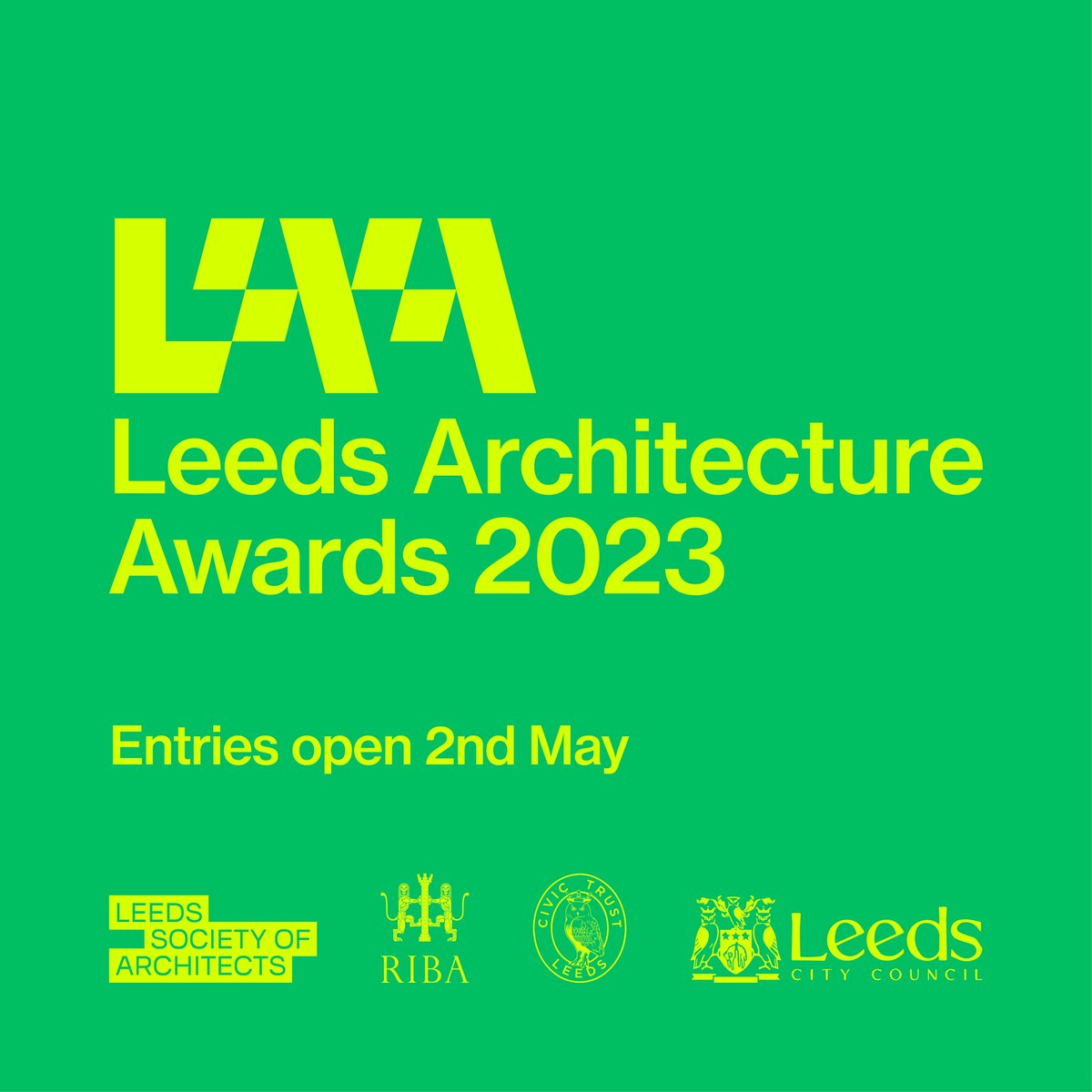 Leeds Society of Architects (@leedsarchitects) on Twitter photo Excited to announce that the Leeds Architecture Awards will return in 2023!
Relaunched as a collaboration between LSA, <a href="/RIBA/">Royal Institute of British Architects</a>, <a href="/LeedsCivicTrust/">Leeds Civic Trust</a> and <a href="/LeedsCC_News/">Leeds Council News</a>, the Awards are a celebration of excellence in architectural design across the city.
More details coming soon! Excited to announce that the Leeds Architecture Awards will return in 2023!
Relaunched as a collaboration between LSA, <a href="/RIBA/">Royal Institute of British Architects</a>, <a href="/LeedsCivicTrust/">Leeds Civic Trust</a> and <a href="/LeedsCC_News/">Leeds Council News</a>, the Awards are a celebration of excellence in architectural design across the city.
More details coming soon!