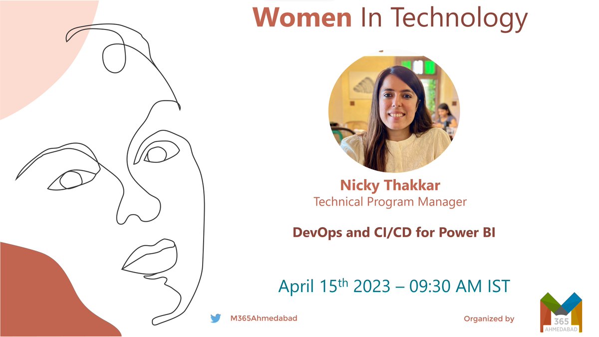 Kirti Prajapati (@kirtipprajapati) on Twitter photo Join <a href="/nicky_thakkar/">Nicky Thakkar</a> at "Women in Technology, Ahmedabad - 2023" to learn about "DevOps and CI/CD for Power BI" for this In-person free event to be held in Ahmedabad on 15th April, 2023.
lnkd.in/dXZx9nS8
#womenempowerment #womenintechnology #mvpbuzz #m365ahmedabad Join <a href="/nicky_thakkar/">Nicky Thakkar</a> at "Women in Technology, Ahmedabad - 2023" to learn about "DevOps and CI/CD for Power BI" for this In-person free event to be held in Ahmedabad on 15th April, 2023.
lnkd.in/dXZx9nS8
#womenempowerment #womenintechnology #mvpbuzz #m365ahmedabad