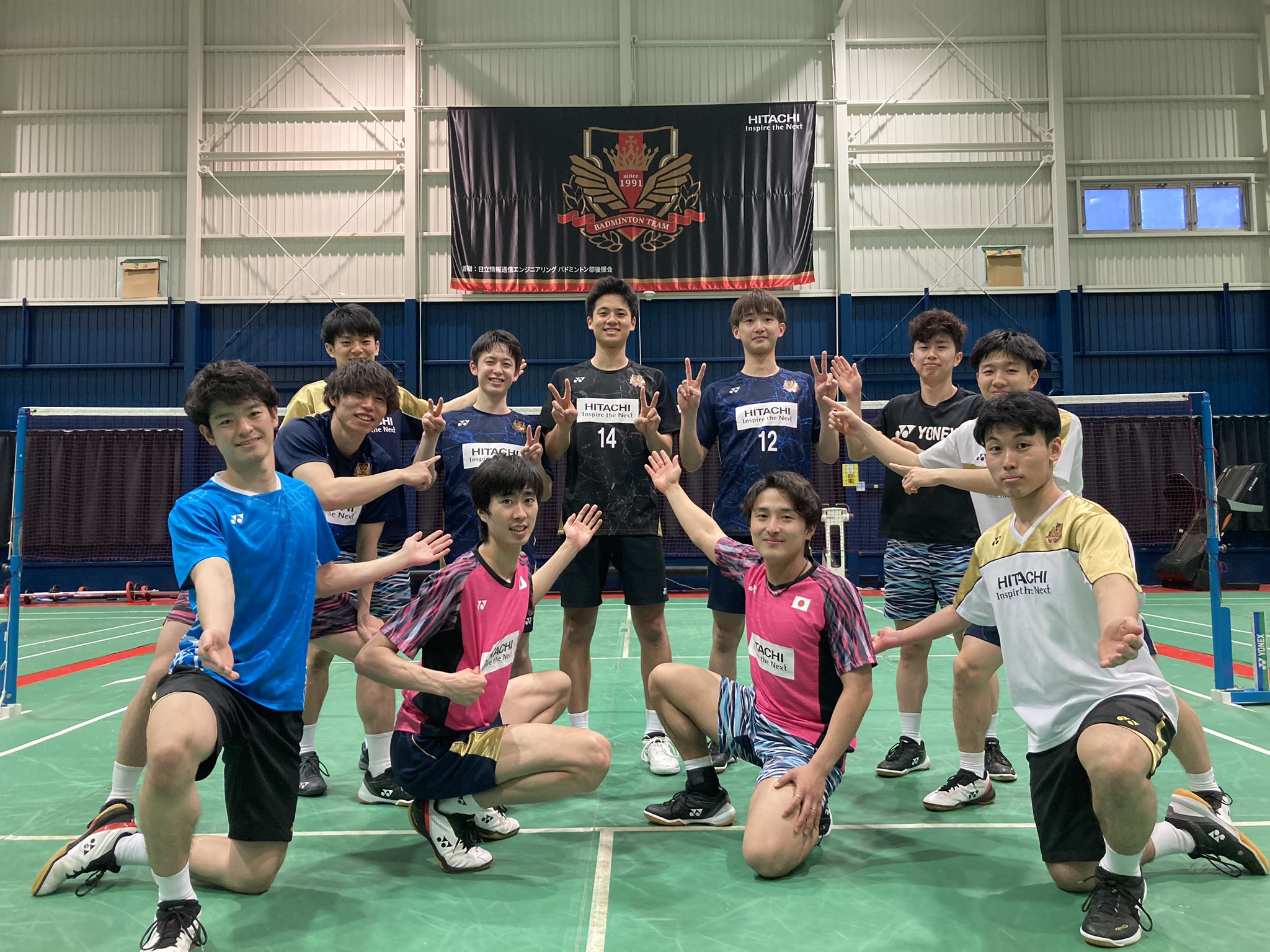 日立情報通信エンジニアリング バドミントン部 on X: 