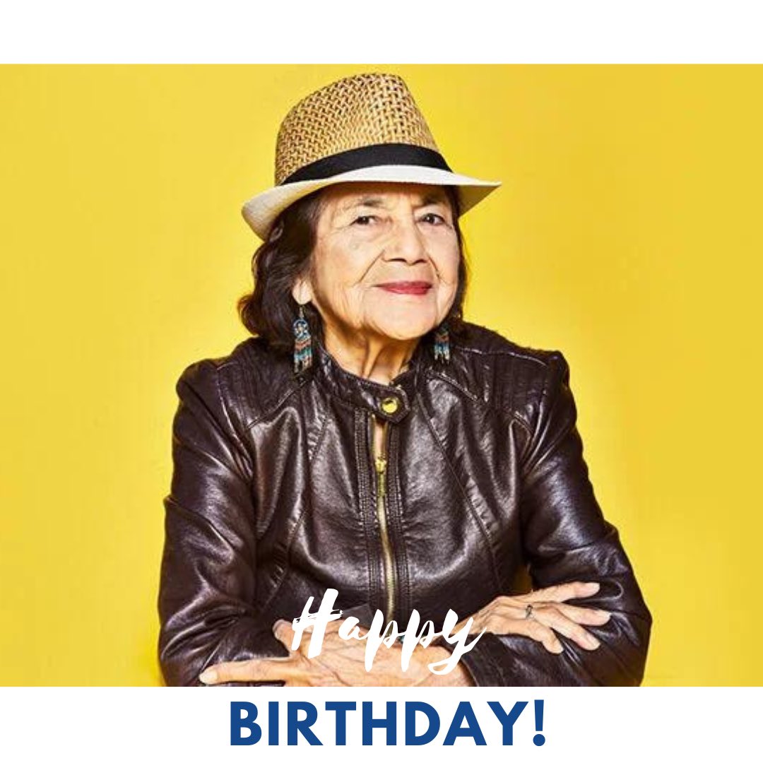 Happy Birthday to an icon and living legend of the labor movement, Dolores Huerta! 