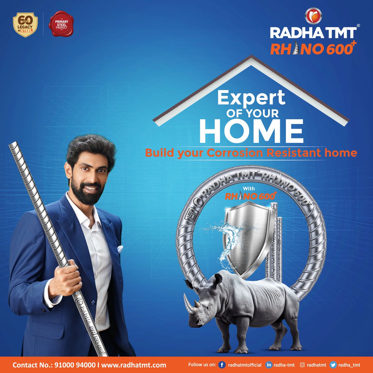 Radha_TMT's tweet photo. Build a home, free from corrosion and live a worry-free life. Radha TMT 600+ expert of your home.
Check us out at: https://t.co/La1g1x17uy
#RadhaTMT #steel #quality #manufacturing #Rhino600+ #technology #Strong #FE600 #TMT #Strength #ExpertOfYourHome #Expert_of_your_home https://t.co/lcHb3ZQ2hY