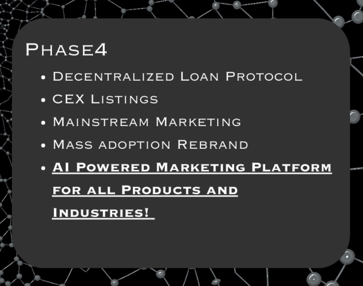 TGCERC20's tweet photo. 🚨🚨 Roadmap 🚨🚨 
$TGC x #AIcrypto https://t.co/zHbn0hxIk9