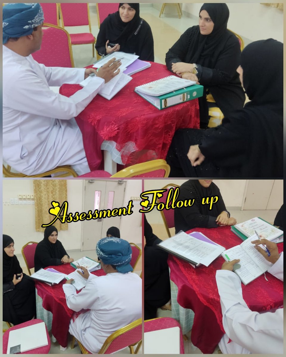 The English teachers were visited by the assessment supervisor who matched the students' test papers with teachers' assessment records.