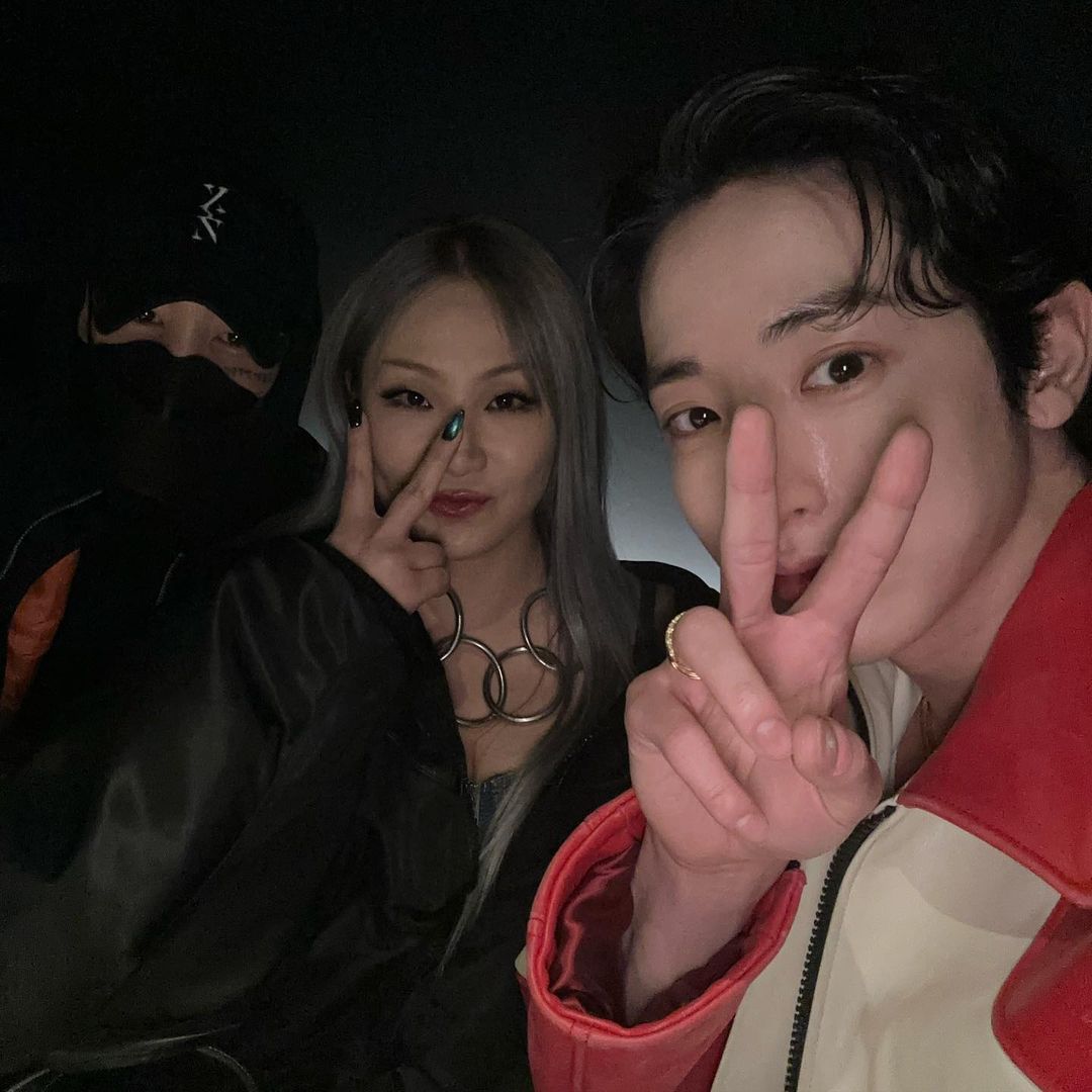 lhviiiviii's tweet photo. CL @ chaelincl's IG update with #GDRAGON 💛🐉 
@IBGDRGN and Lee Soohyuk at Nike KWONDO x Peaceminusone event in Seoul [06.04.2023]

+ Formula 1 +
https://t.co/aUEN3K5Yrp https://t.co/AFtI7pI24X