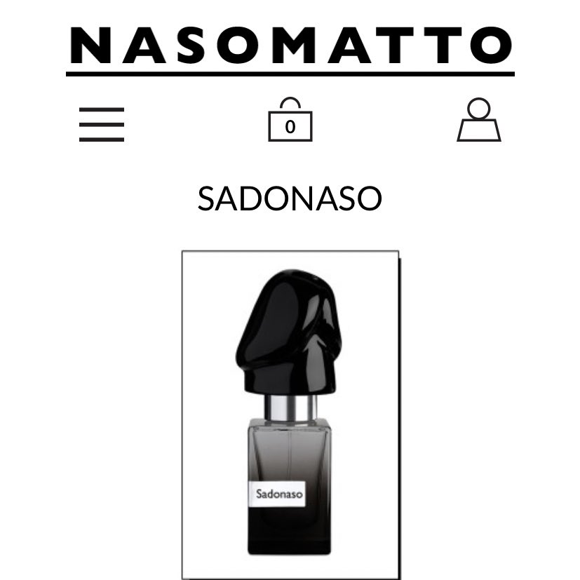 サドナゾ ナーゾマット noseshop Nasomatto 香水 Sadonaso • Nasomatto