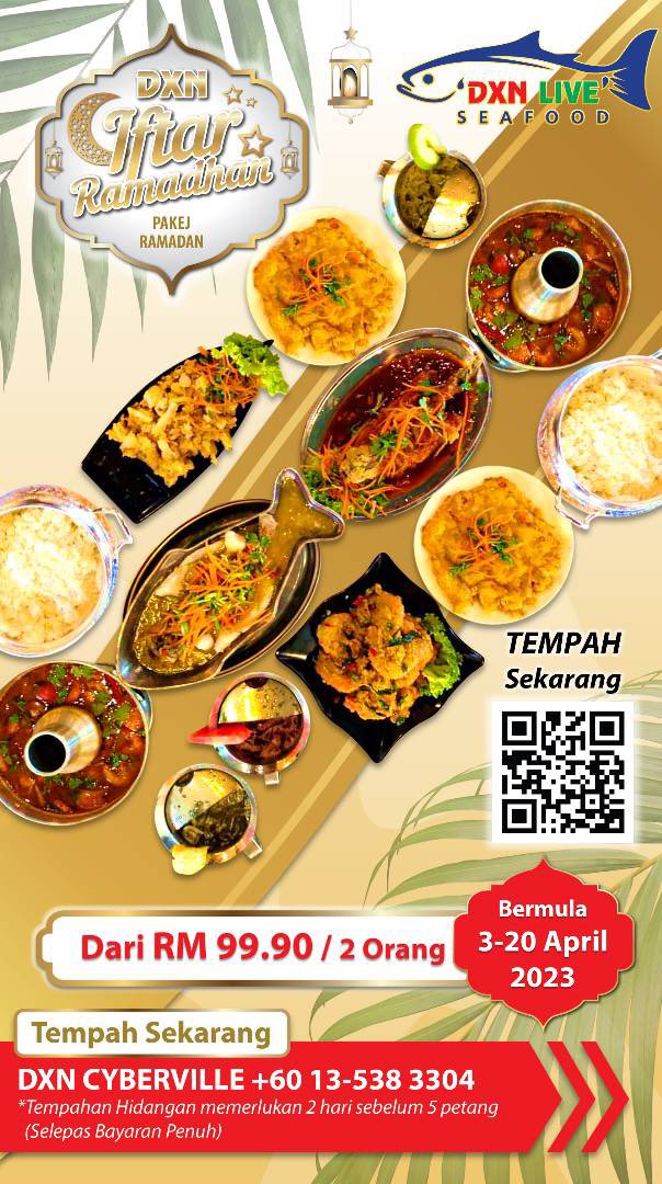 Faaaaathhhhh's tweet photo. Berbuka Puasa @ DXN Cyberville. Wajib try. 2pax RM99.00. Kenyang sampai pengsan🤰🏻@Twt_Cyberjaya
#DXNRamadanBuffet
#DXNBuffet
#BuffetCyberjaya
#RamadanBuffet
#SeafoodCyberjaya
#RamadanSeafood https://t.co/i8hM7fKLcI