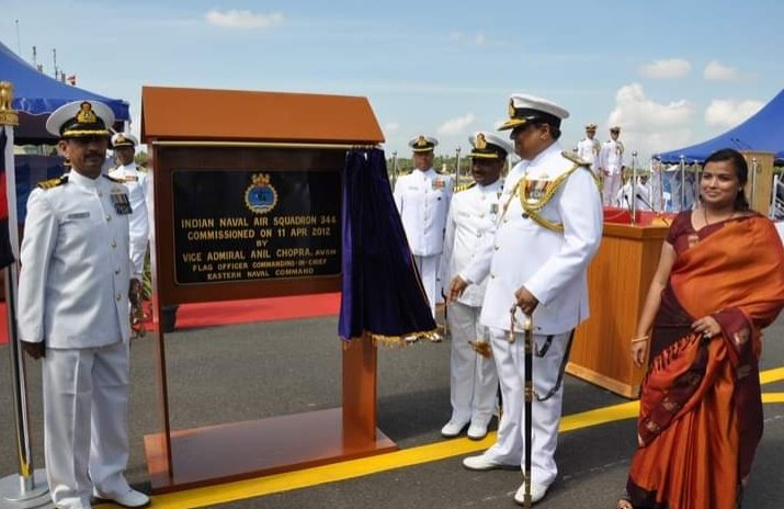 thisdayin_IN's tweet photo. #INAS344 (The Spirited Shadowers) was commissioned on 11 April 2012. #ThisDayInIndianNavy The third UAV squadron of the @indiannavy and the first on the eastern seaboard under @IN_HQENC , it is based at #INSParundu in Tamil Nadu. https://t.co/CxzCtJAs1C