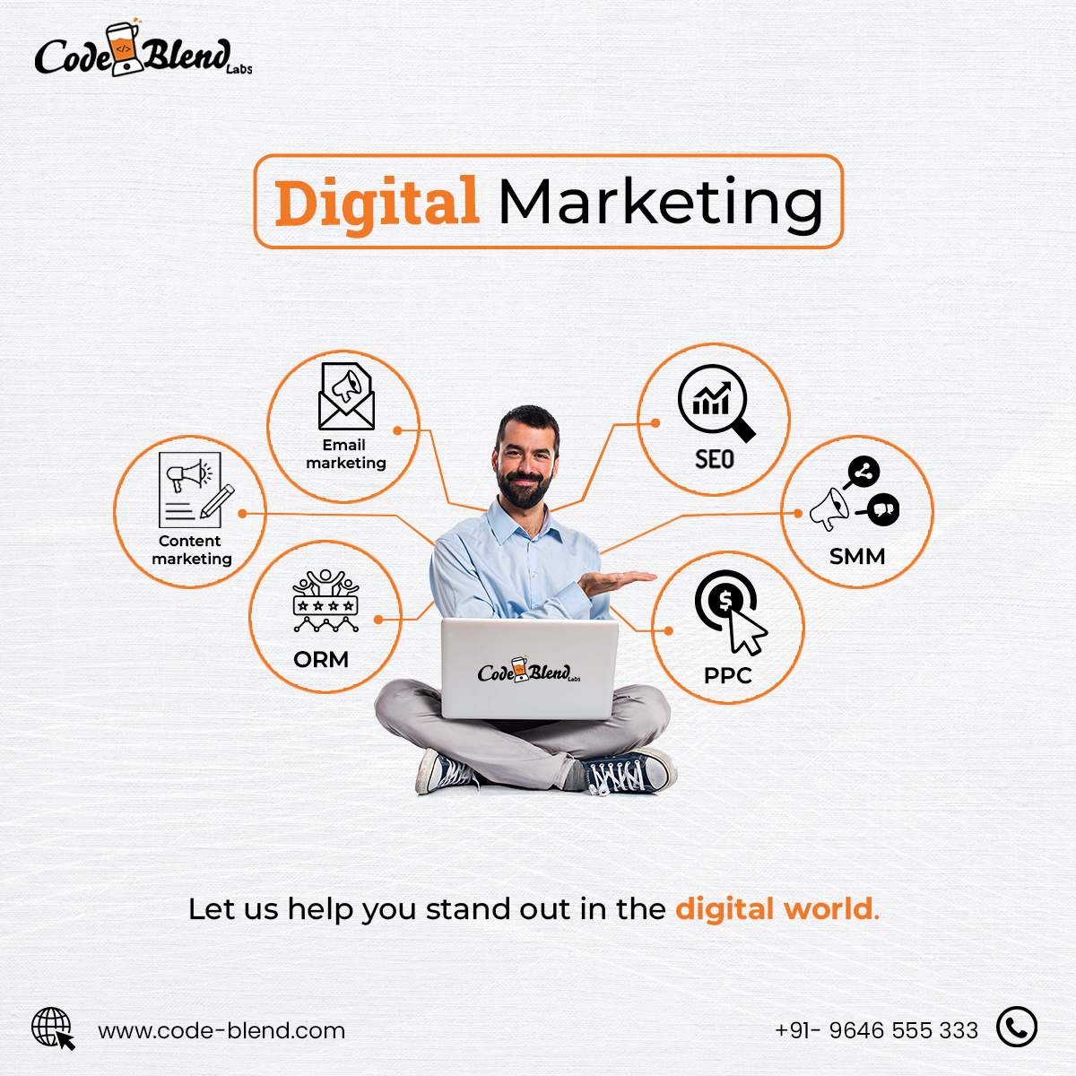 Codeblendlabs's tweet image. Let us help you build your brand and connect with your customers through effective digital solutions. Contact us now for more information.
#codeblendlabs #codeblend #DigitalMarketing #digitalmarketingagency #digitalmarketingcompany #digitalmarketingservices #digitalsolutions
