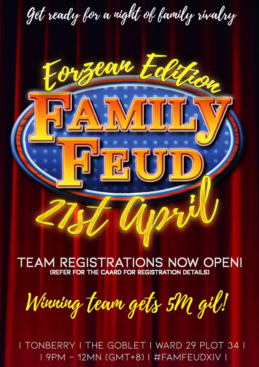 Registration closes this Saturday, 15 April, 9am and ballot results will be out at 12pm! 

What are you waiting for? Grab your friends and come play!