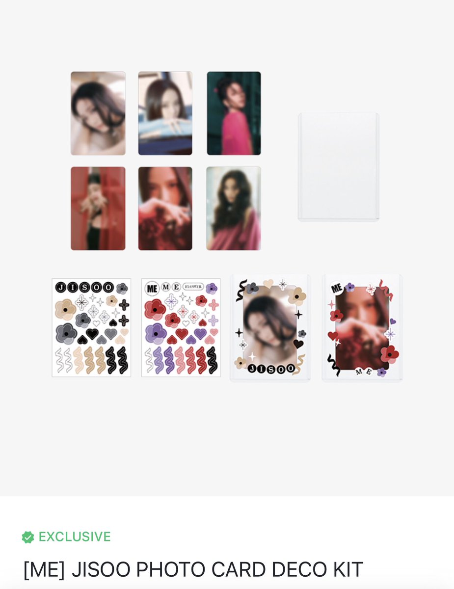 town_k2ph's tweet photo. INTEREST CHECK 

BLACKPINK - [ME] JISOO PHOTO CARD DECO KIT 🌹

💸 Price: 800 + LSF

✅ Normal ETA
✅ Secured (1 slot available)

DP: Php. 300
DOP: May 1, 2023

Reply here or DM us to order! 🛒 https://t.co/W7kQxwgmsr