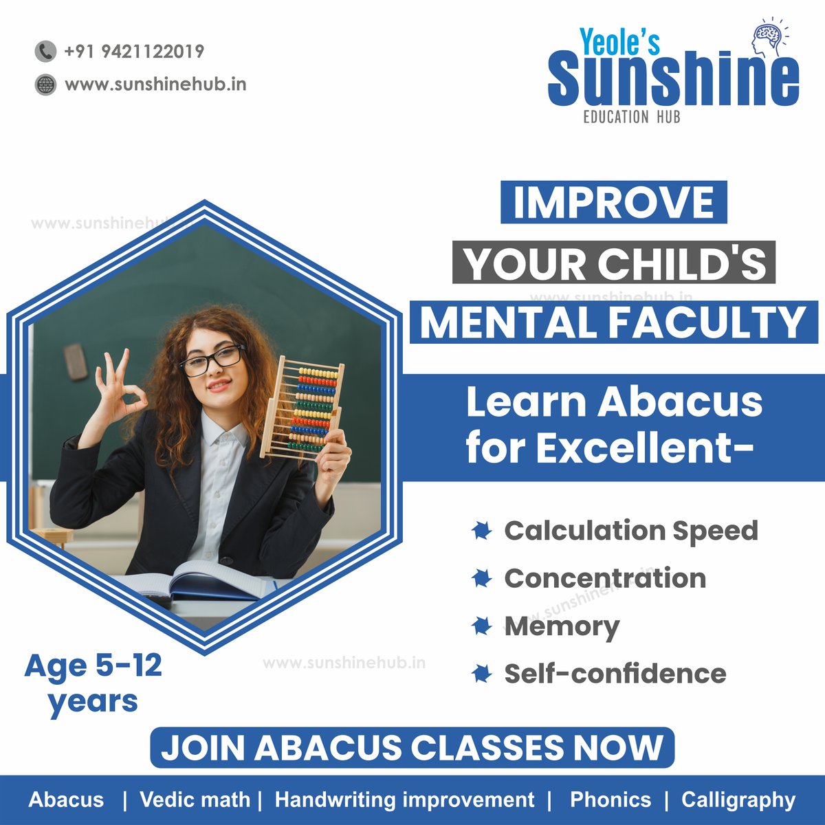 jayesh0801's tweet image. IMPROVE
YOUR CHILD&apos;S 
MENTAL FACULTY
Learn Abacus for Excellent-
Calculation Speed
Concentration
Memory
Self-confidence
JOIN ABACUS CLASSES NOW

#abacuslearn
#abacusfranchisebusiness
#abacusfranchiseb
#abacusfranchiseinpune
#abacusfranchiseopportunity
#abacu