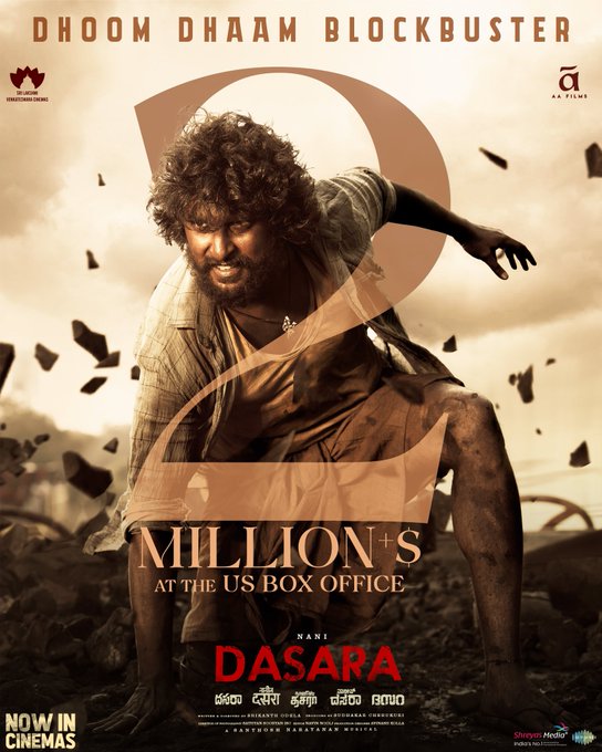 yousaytv's tweet photo. వసూళ్ల వరద పారిస్తున్న ‘దసరా’
@NameisNani 

#Dasara #DasaraCollections #Nani #KeerthySuresh #SrikanthOdela #Tollywood #YouSay https://t.co/QC42DZayrZ