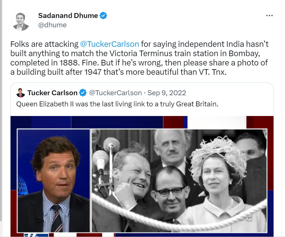 British ruled Nigeria too.   

Can these British colonialist fanboys @dhume and @TuckerCarlson show...