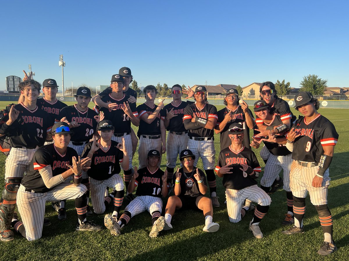 The Aztecs go to Queen Creek &amp; get a region win. Every hitter in the lineup recorded at least 1 hit and <a href="/ColeCarlon/">Cole Carlon</a> did his thing. Same two teams will be back at it Wednesday at Corona. #RM
 
W - <a href="/ColeCarlon/">Cole Carlon</a> (6-2) 6IP, 1 ER, 8K’s

<a href="/JackTrimble21/">Jack Trimble</a> 2-3 2B
<a href="/CarsonHammer11/">Carson Hammer</a> 2-2 2 RBI’s