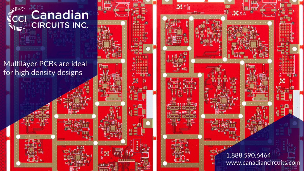 CCI_CanCircuits's tweet image. We have a large inventory of materials that can be used in various combinations to manufacture reliable and robust Multilayer PCB as per your needs.

Learn more about our Multilayer PCB manufacturing capabilities:

canadiancircuits.com/products/multi…