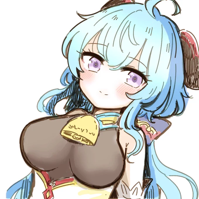 らくがき 甘雨 