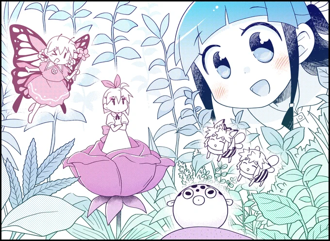 まんがライフオリジナル5月号、発売しました。今月の「鬼桐さんの洗濯」は久しぶりに花粉症がテーマ。撥水性、防水性のある服を洗いますよ。お客さんはあの大きな大きな妖怪さん。扉絵は花粉→花→親指姫の連想で何故かメルヘンになりました。読んで頂けたら嬉しいです! #鬼桐さんの洗濯 