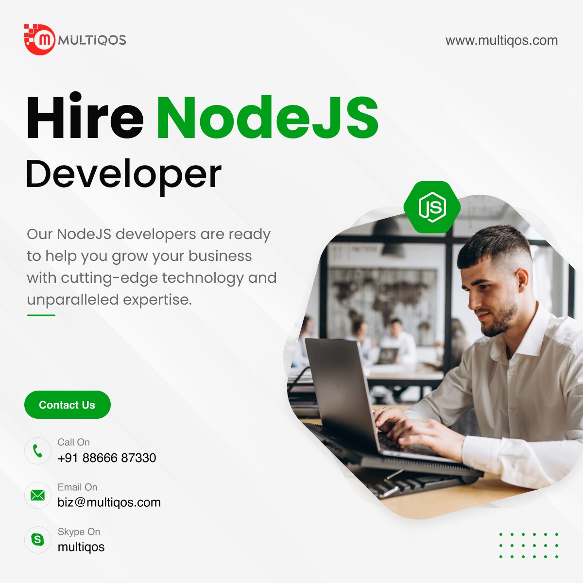 MultiQoS's tweet photo. Facing enterprise challenges in today's digital environment? #Nodejs offers high-performance for scalable applications.
#MultiQoS Node.js developers can help you build real-time apps, APIs, and server-side apps.
https://t.co/X3CbsWdgIL
#webdevelopment #hirenodejsdevelopers https://t.co/7Rsw92w6sD