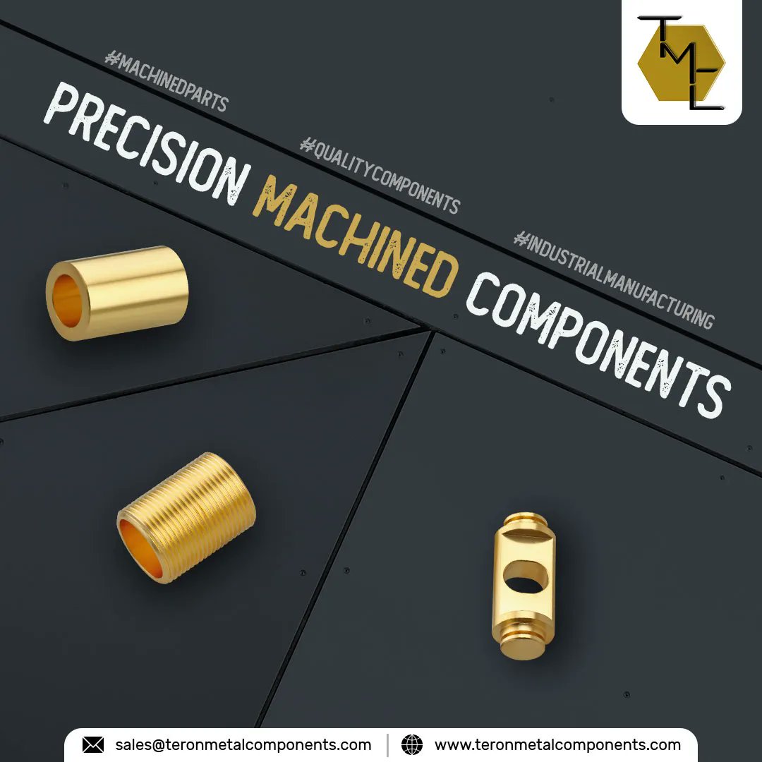 Get reliable and precise machined components for any industry as per your specifications. #machinedparts #qualitycomponents #industrialmanufacturing 

buff.ly/3IvMGy4 

#MachinedComponents #ComponentsManufacturing #MetalComponents