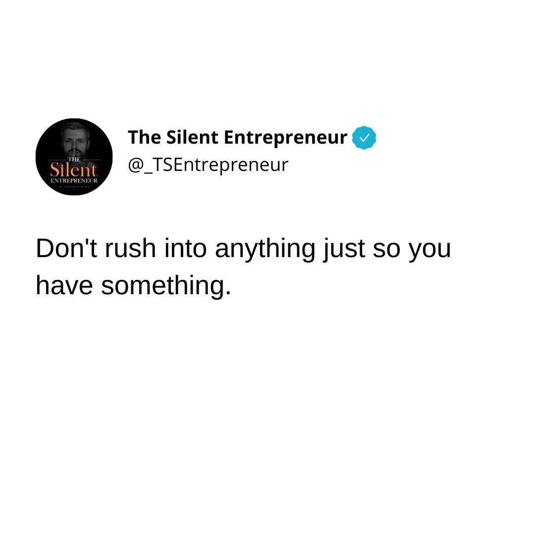 The Silent Entrepreneur tweet media