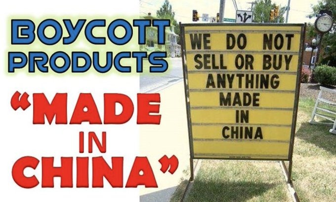 Stop buying products made in communist #China.

#BoyCottChina 
#EndUyghurGenocide 
#FreeTibet