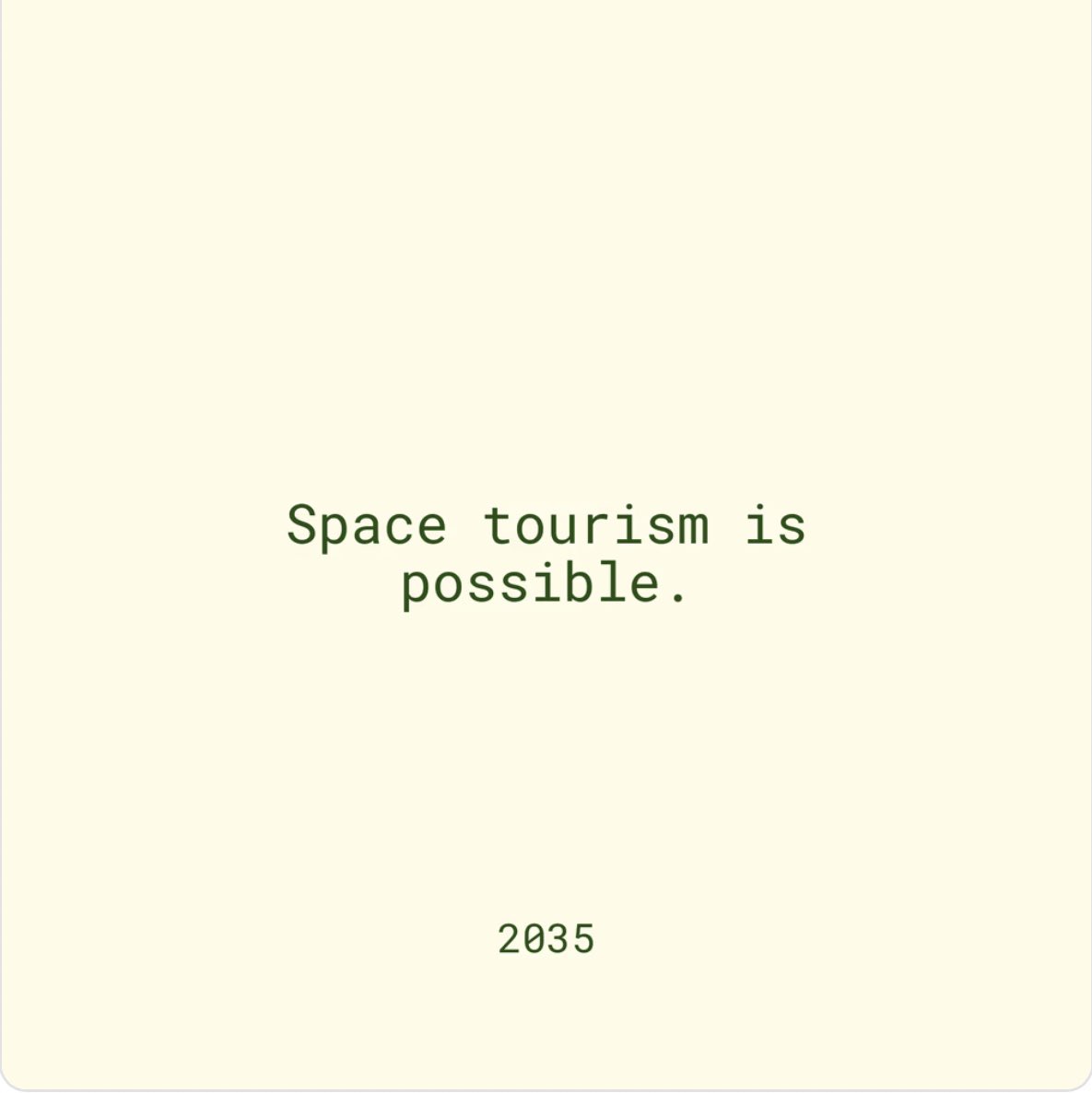 Simpenergyerc's tweet photo. @elonmusk @WallStreetSilv A.I has predicted that Space tourism is possible by 2035. Can you confirm @elonmusk and @SpaceX https://t.co/ZbpTjrLrYz