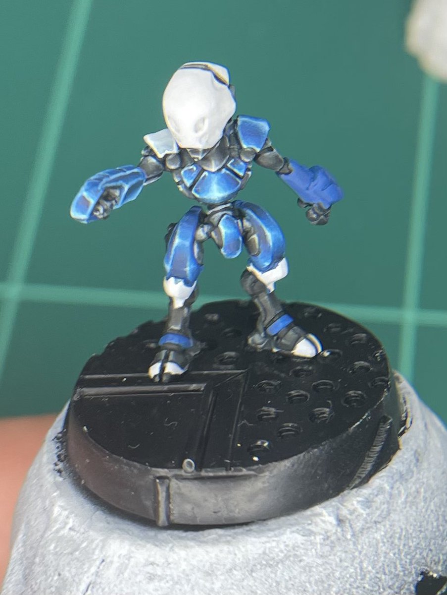 Tech_Type's tweet image. Yesterdays progress on the Palbot. Quite enjoying painting #infinitythegame again.