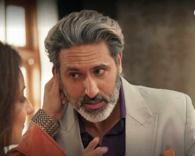 ZiggyZekelman's tweet photo. I love that Sumer is portrayed as a total badass, but is a complete softie and goofball, when it comes to his loved ones...I love me a layered antagonist. Also, I have said it before &amp; I will say it again, he is totally rocking this silver fox look ❤️🔥...#Chashni #SumeetSachdev https://t.co/SkQisv9TX7