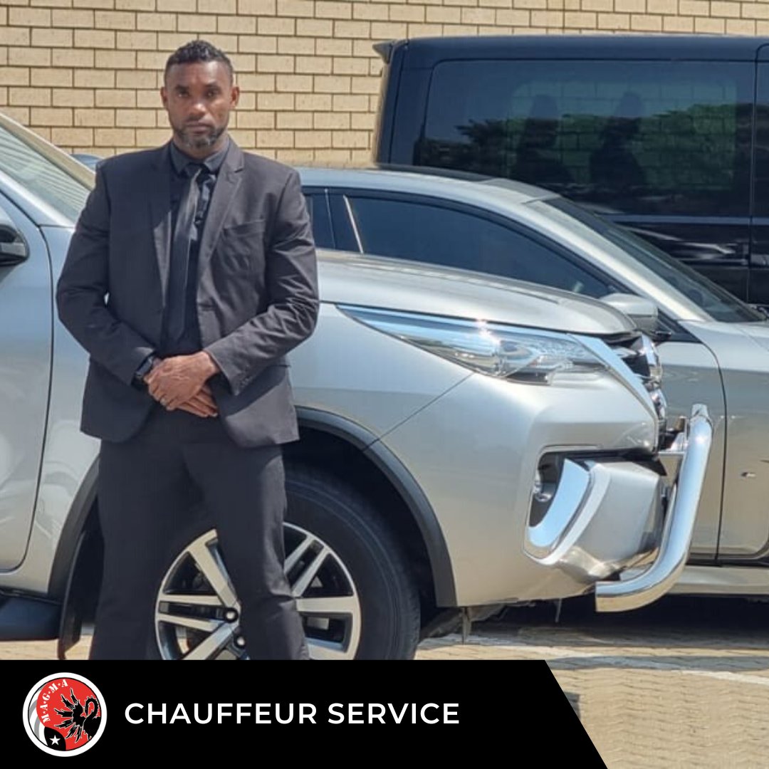 MagmaSecurity's tweet image. Your safety is our top priority. With our professional chauffeur service, you can enjoy a secure and stress-free ride to your destination.
 
☎️ : +27 11 894-3076/81 ⠀
📧 : info@magmaconsultants.co.za

#chauffeur