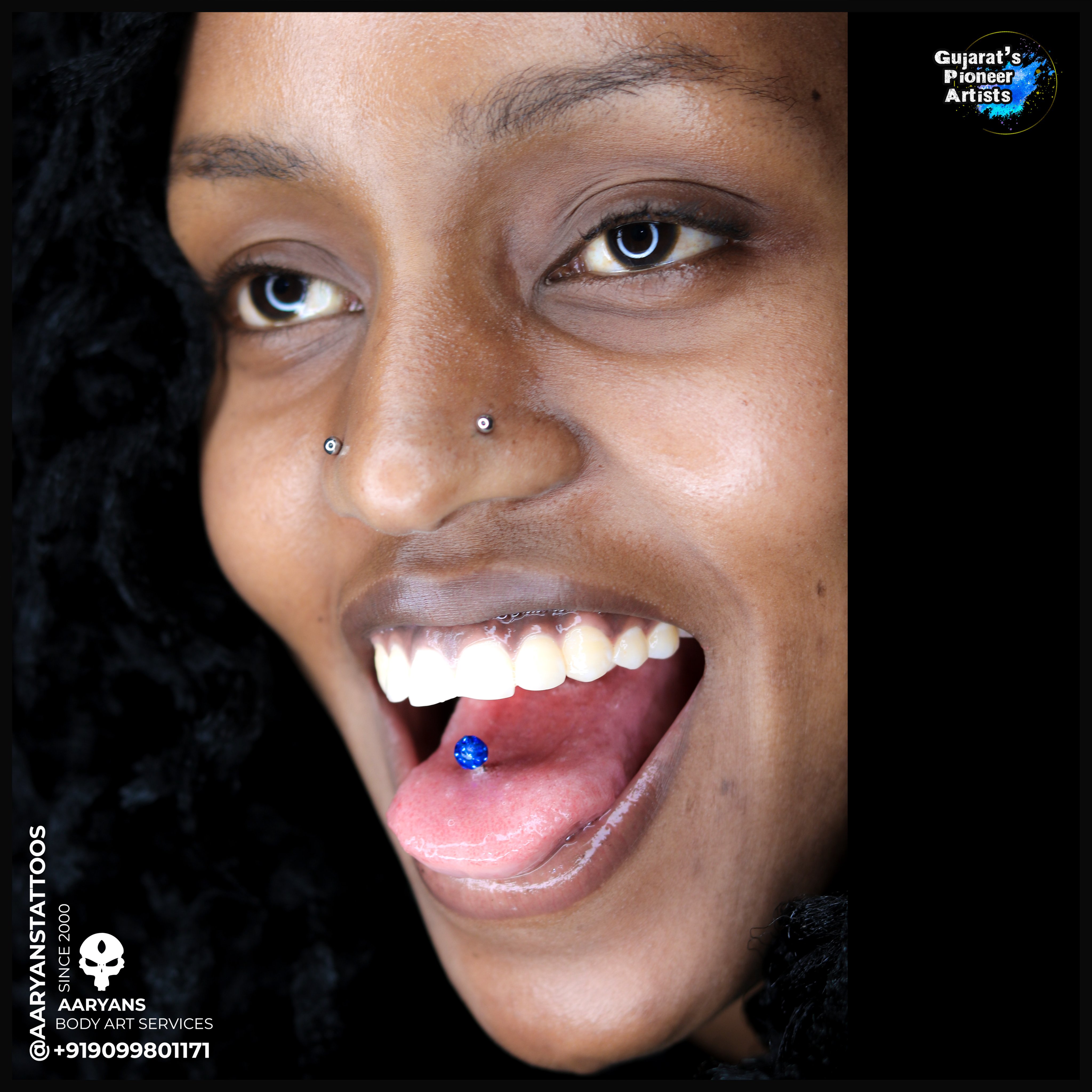 Crystal tongue piercing deals