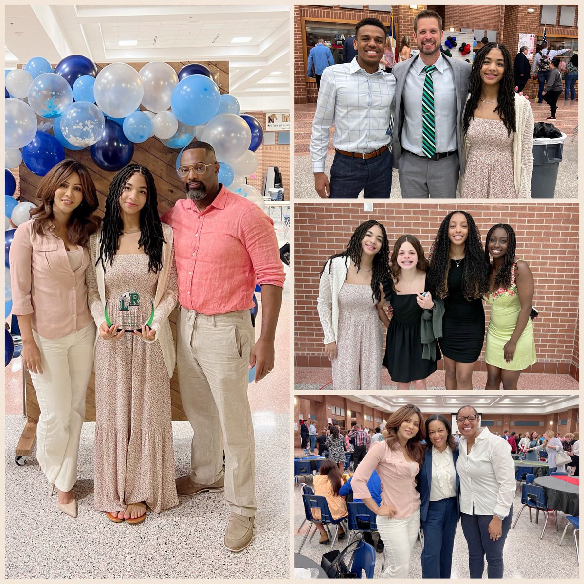Nice way to end the swim season <a href="/MISDathletics/">MISD Athletics Dept.</a> as coaches reflect on the year, &amp; congratulate seniors on a job well done, w/kudos to all swimmers &amp; parents. Enjoying the moments with Dia and her <a href="/LakeRidgeSwim/">Lake Ridge Swimming</a> crew; I know time flies. 🐛🦋🦄 #blessings #thankful