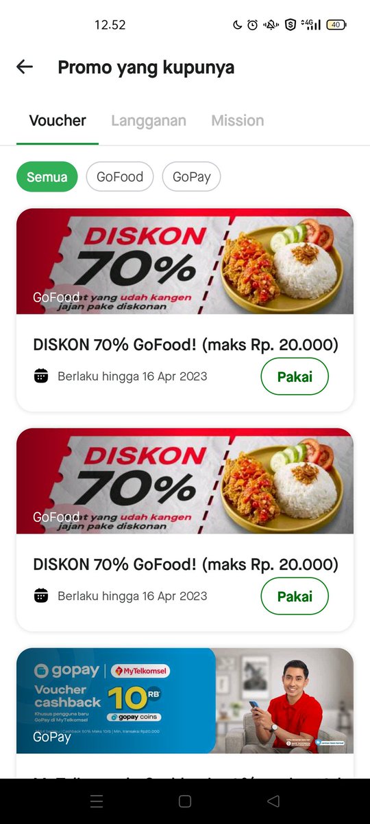 orangeeplum's tweet photo. Wts voc gofood, fee 3k https://t.co/TUt5K4nNRS