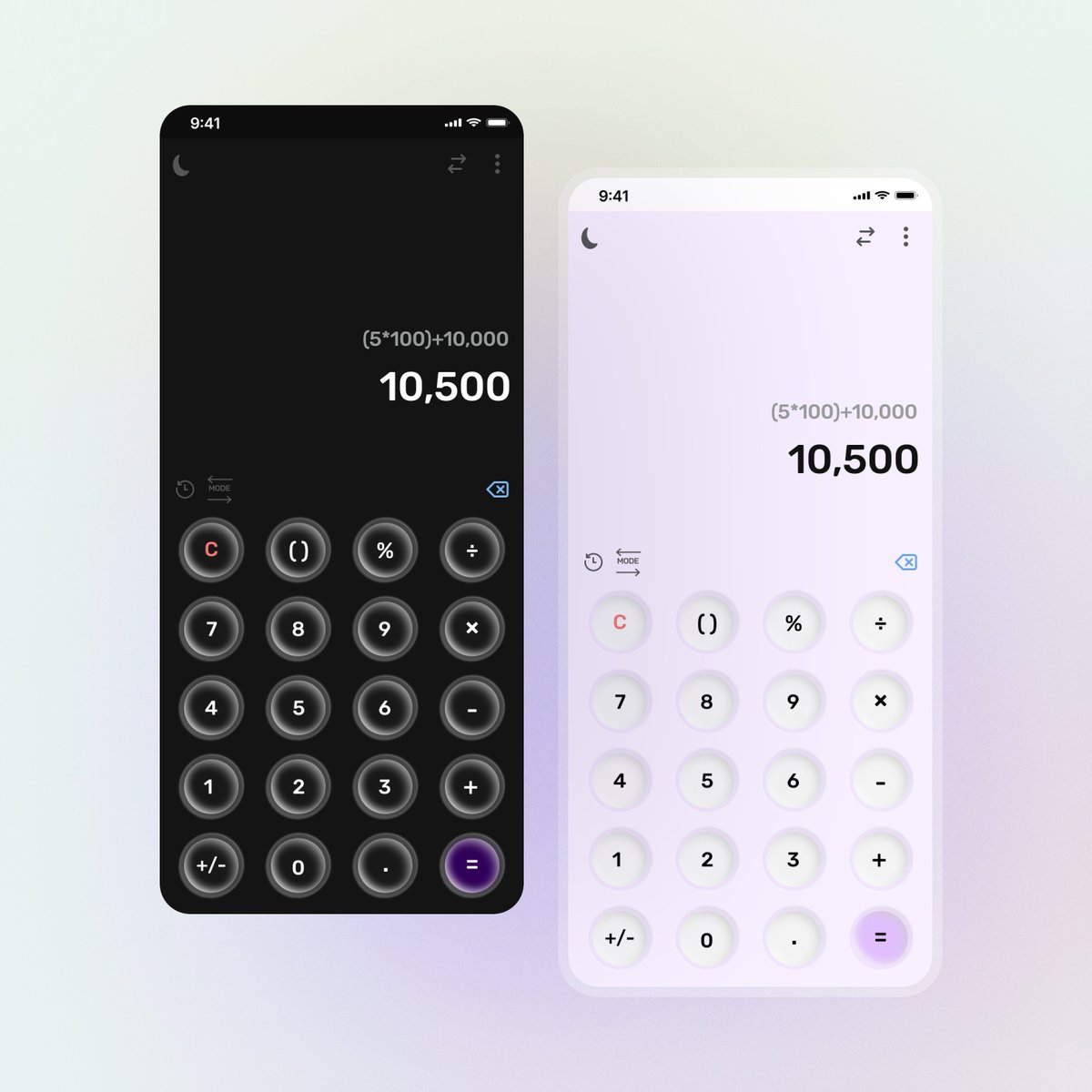 allgoodtime09's tweet image. #DailyUIDesign a calculator with #figma #day04 #UI #uxdesign