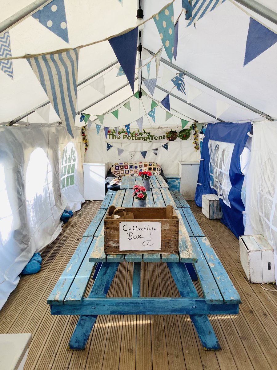 eastnorpottery's tweet photo. It’s taken a bit of a bashing recently 💨🌪but pleased to report, our lovely #pottingtent is still standing!😅We’ll be giving it a #springclean ready for the pottery party season 🎉🥂❤️#henparty #creativehens #herefordshire https://t.co/uO84yrJ2C9 https://t.co/4dr2sF1Nfy