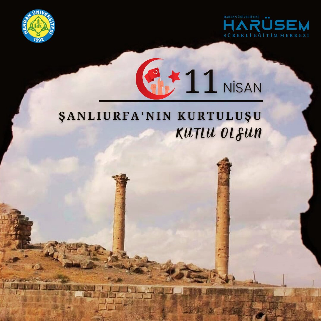 Şanlıurfa'nın düşman işgalinden kurtuluşunun 103. yıl dönümü kutlu olsun.