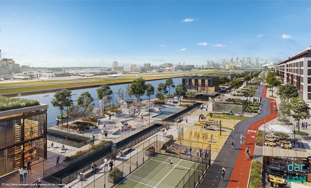 ldncollective_'s tweet photo. 📣 The #LDNCollective & #DarGroup have unveiled a new vision to transform the #RoyalDocks into a globally recognised waterfront destination with a focus on sports, leisure & entertainment.
⬇️ More details about the project:
https://t.co/6KVbKU0SWg
#Masterplanning #Placemaking https://t.co/p4uLEf63kC