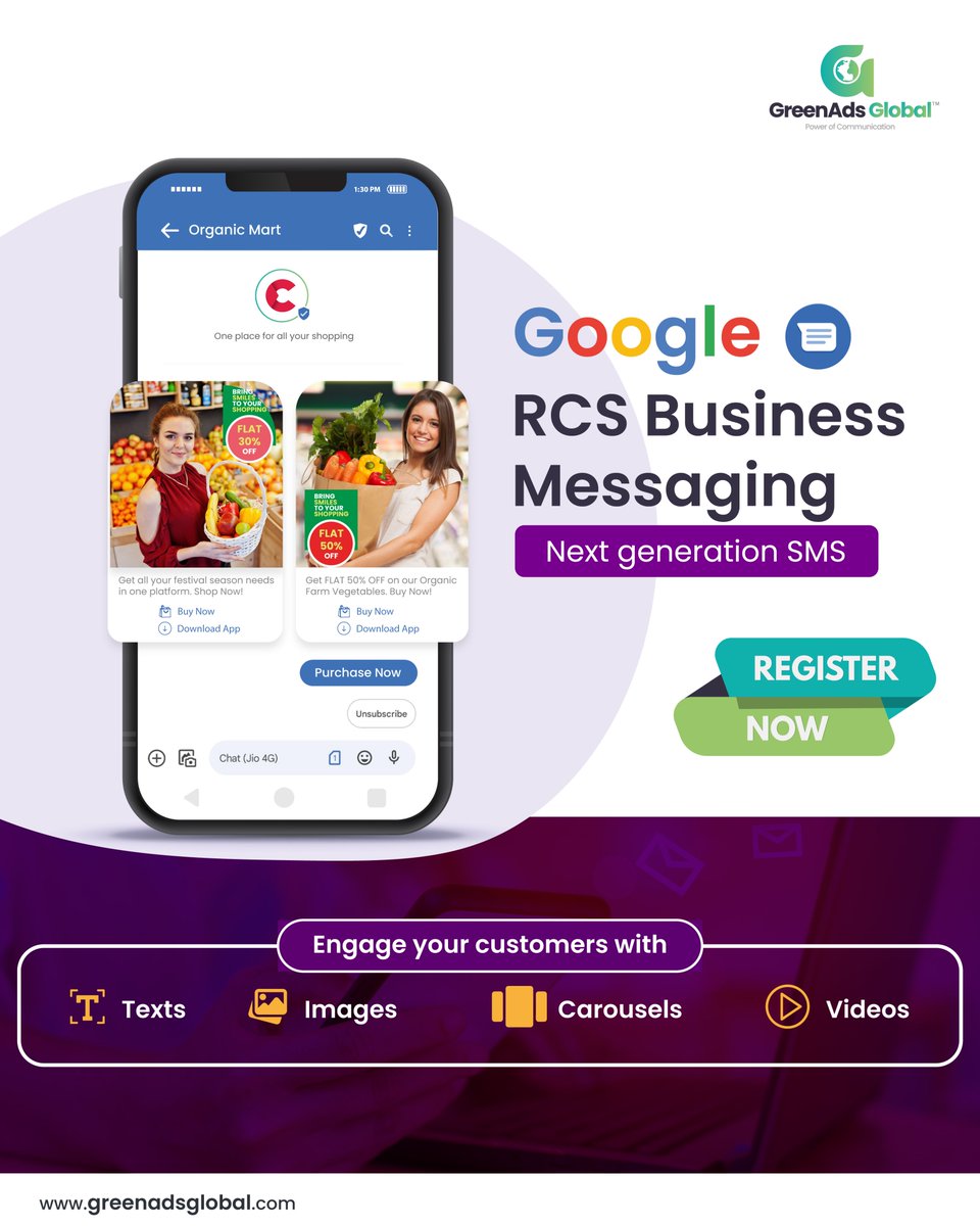 Android messages (@google_rcs) on Twitter photo RT <a href="/GreenAds_Global/">GreenAds Global</a>: Upgrade your messaging experience with RCS - Rich Communication Services, the future of mobile conversations!
To explore more🔎pay us a visit at: bit.ly/3KuX2Qx
#GoogleRCS #rcs #googlercsmessaging #RCSMessaging #googlepart… RT <a href="/GreenAds_Global/">GreenAds Global</a>: Upgrade your messaging experience with RCS - Rich Communication Services, the future of mobile conversations!
To explore more🔎pay us a visit at: bit.ly/3KuX2Qx
#GoogleRCS #rcs #googlercsmessaging #RCSMessaging #googlepart…