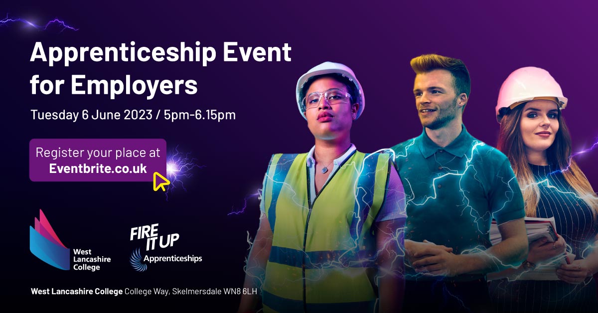 West Lancashire College on Twitter along to our Apprenticeship