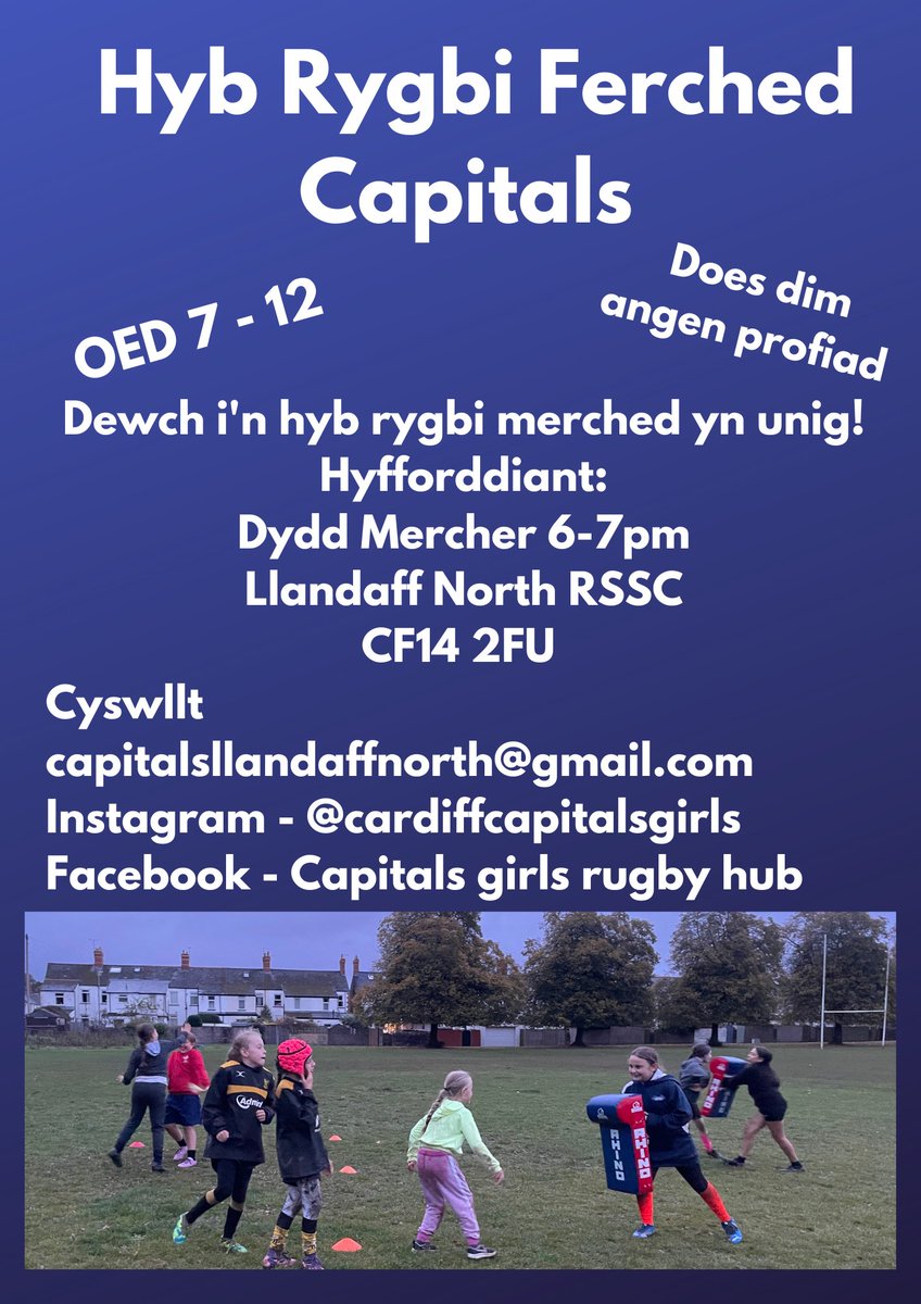 han90xx's tweet photo. Dewch i hyfforddi gyda ni yfory 💙🏉 #girlsrugby #thisgirlcan #hubrugby https://t.co/JYy6tmnGS1