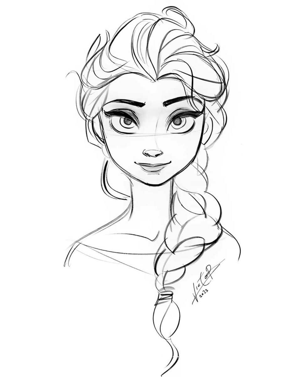 VictoorAyala's tweet photo. Diboceto #Elsa #Frozen ❄️ #Disney
#disneydraw #disneyfanart #buenosdias #martes https://t.co/ys8CIXqfiq